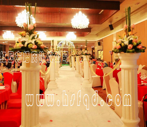 紅四方婚慶公司-鮮花梯臺